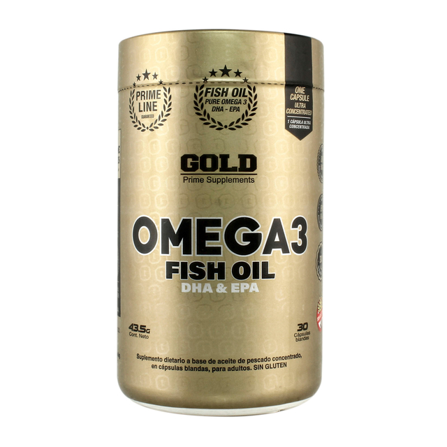 OMEGA 3 FISH OIL ULTRA CONCENTRADO 30 CAPS GOLD NUTRITION