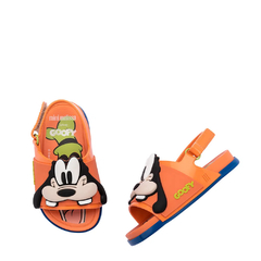 Mini Melissa Beach Slide Sandal + Mickey And Friends Laranja Bege (Pateta) - comprar online