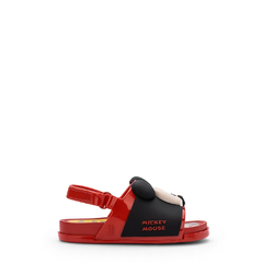 Mini Melissa Beach Slide Sandal + Mickey And Friends Vermelho Preto (Mickey) - comprar online