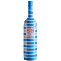 VINHO FRANCÊS ROSÉ PISCINE STRIPES 750 ML