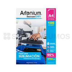 Papel para Sublimar Artanium Instant Dry - Paquete x 100 hojas