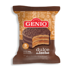 ALFAJOR GENIO TRIPLE DE CHOCOLATE - CAJA X 24 UNIDADES -