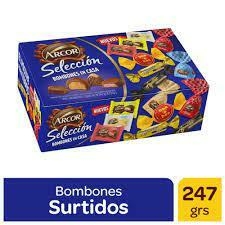 BOMBONES SURTIDOS SELECCIÓN ARCOR - CAJA X 247 GRAMOS - - comprar online