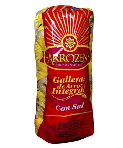 GALLETAS DE ARROZ REDONDAS CON SAL ARROZEN - CAJA X 12 UNIDADES -