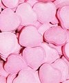 CANDY PASTILLAS FORMA CORAZON ROSA ,BOLSA 500 GRS