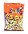 PASTILLITAS FRUTALES LUCKY 8 (EN PAQUETITOS) - BOLSA X 385 GRAMOS -