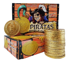 MONEDAS PIRATA FELFORT - CAJA X 60 UNIDADES -