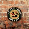 Chapa rústica Cerveza Guinness