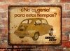 Chapa rústica FIAT 600 - comprar online