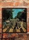 Chapa rústica The Beatles Abbey Road - comprar online
