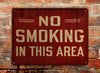 Chapa rústica No smoking in this area - comprar online