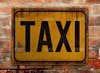 Chapa rústica Taxi - comprar online