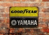 Chapa rústica Goodyear Neumáticos Yamaha