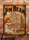 Chapa rústica whisky Jim Beam - comprar online