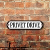Chapa Rústica Harry Potter Privet Drive