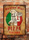 Chapa rústica La vera pizza italiana