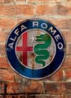 Chapa rústica Alfa Romeo