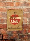Chapa rústica Ron Havana Club