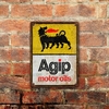 Chapa rústica AGIP Motor Oils en internet