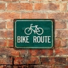 Chapa rústica Bike Route