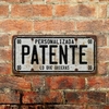 Chapa rústica Patente Personalizable