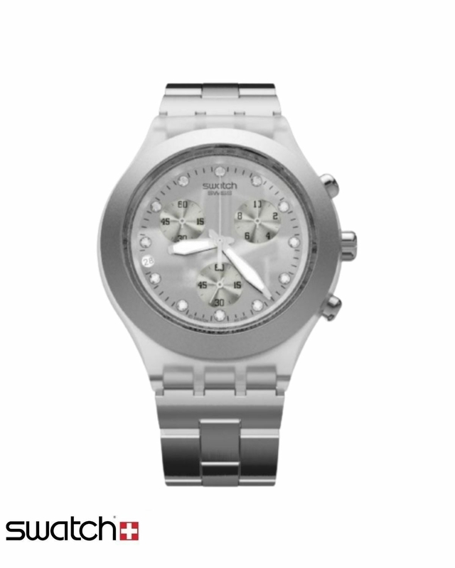Reloj Swatch Mujer Full blooded Silver SVCK4038G