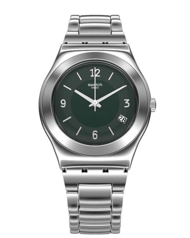 Reloj Swatch Mujer Middlesteel Yls468g Sumergible 30 M Acero