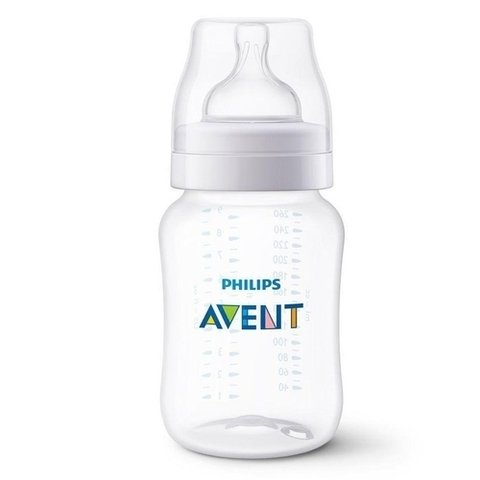 Mamadeira CLASSIC Anticólica 260 ml - Philips AVENT - Transparente