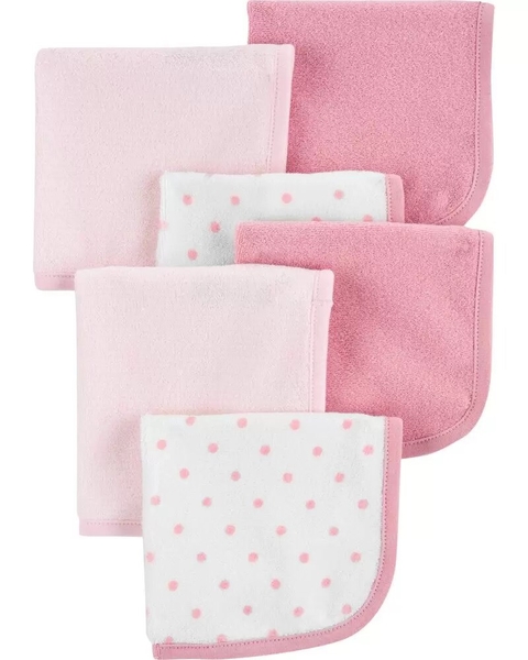 Kit com 6 Toalhinha de Boca Rosa (Tamanho único) - Carter's - comprar online