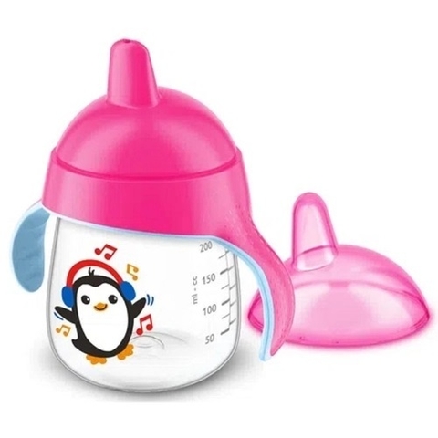 Copo de Transição Pinguim Rosa - 260 ml - Philips Avent - comprar online