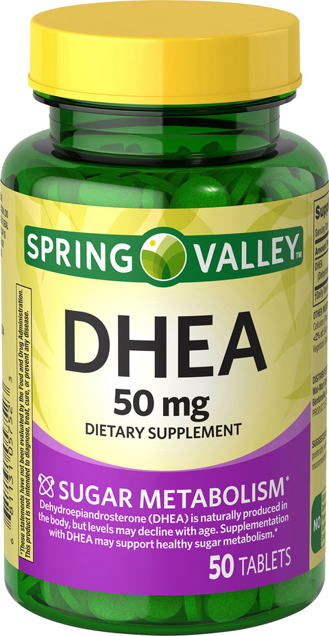 Vitamina DHEA 50mg - 50 tablets - Spring Valley
