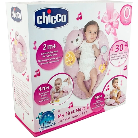 Almofada My First Nest 3 em 1 Rosa (0m+) - Chicco - comprar online