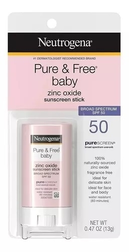 Protetor Solar Neutrogena Pure & Free Baby Bastão 50+