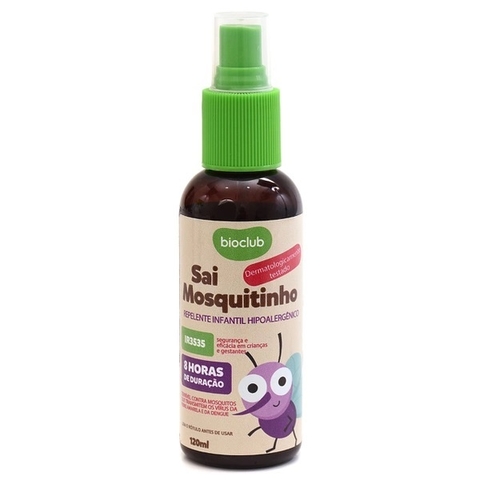 Repelente Natural de Uso FAMILIAR - Sai Mosquitinho Bioclub® 120ml