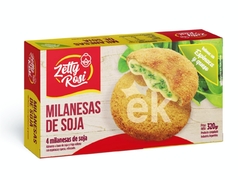 Milanesa de soja rellena de espinaca y queso "Zetty Rosi"