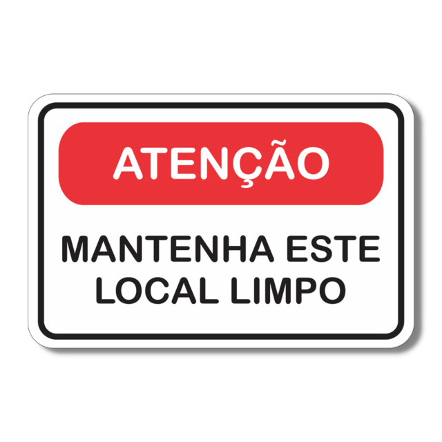 Placa Não Jogue Lixo Neste Local Por Favor Proibido (30x40)