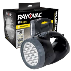 Linterna 19 Led Rayovac Hibrida Recargable A 220 O Pilas