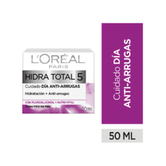 Crema Humectante Antiarrugas Loreal Hidra Total 5 Reafirma - comprar online