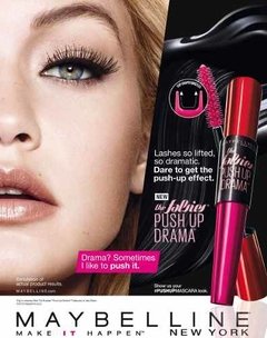 Mascara Pestañas Lavable Maybelline Falsies Push Up Drama - Tienda Ramona