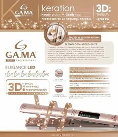 Planchita De Pelo Gama Keration Elegance Led Con Regulador en internet