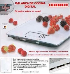 Balanza De Cocina Digital Leifheit 5kg Ultra Delgada Aleman en internet
