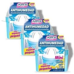 Antihumedad Fragancia Limon Aire Pur Mini Pack 3un