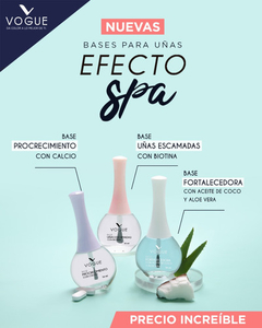 Imagen de Base Pro Crecimiento De Uñas Vogue Efecto Spa Con Calcio