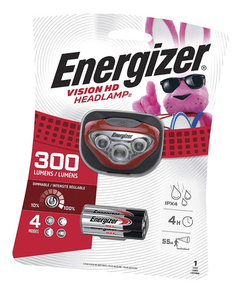 Linterna Led Vincha Minera Energizer Manos Libres 300 Lumens