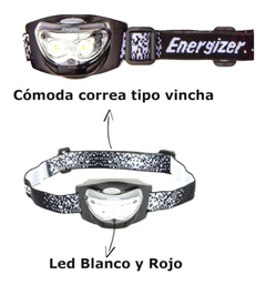 Imagen de Linterna Vincha Led Minera Energizer Manos Libres 60 Lumens