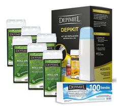 Kit Depilacion Depimiel Depikit+ 6 Cera Roll On+ 100 Bandas en internet