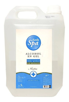 Alcohol En Gel Antibacterial Neutro Estilo Spa Bidon 5lts en internet