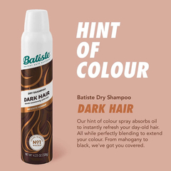 Shampoo Seco En Aerosol Batiste Dark Hair Cabello Oscuro - Tienda Ramona
