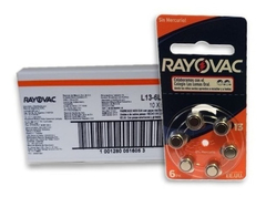 Pilas Para Audífono Rayovac Blister 6un Pack 10un en internet