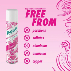 Shampoo Seco En Aerosol Batiste Blush Floral Lavado Sin Agua - tienda online